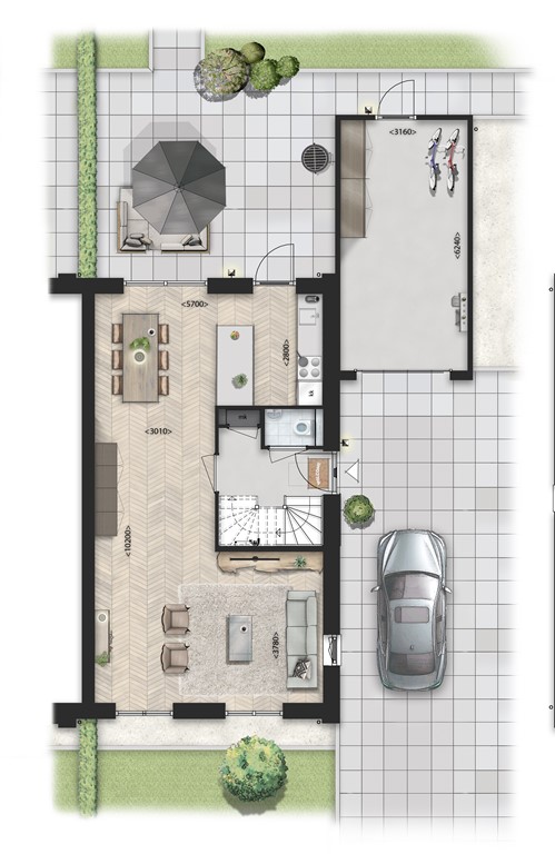 mediumsize floorplan
